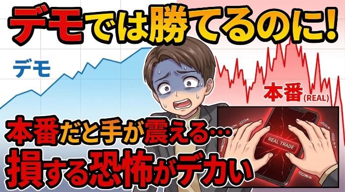 デモトレードで勝てても本番で負ける理由