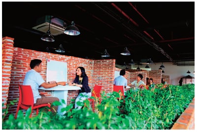 10階のマンツーマン授業の様子