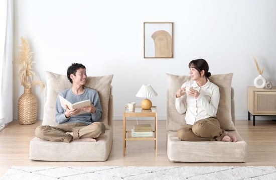 分割したセパレートスタイル/エクルベージュ