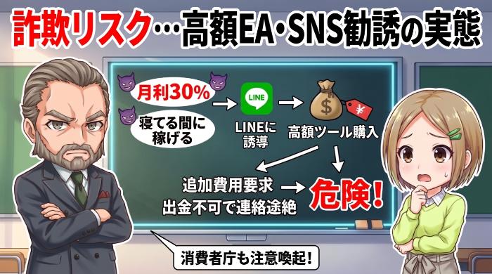 消費者庁が実際に処分を下した事例もある