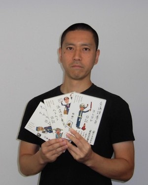 三五館シンシャの社長兼編集者の中野長武さん。