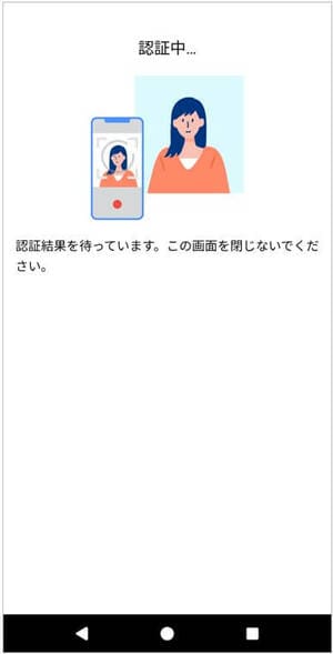 認証中