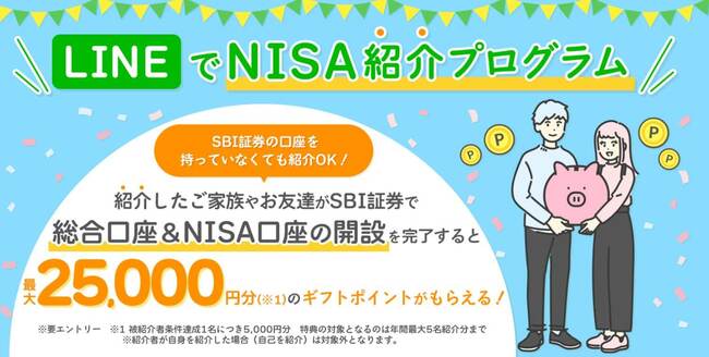 LINEでNISA紹介プログラム