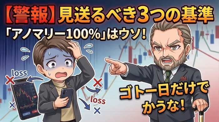 ゴトー日でも負ける日がある3つの規準