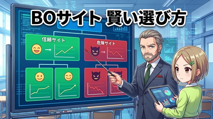 バイナリーオプションサイトの選び方｜信頼4種と危険5型完全ガイド