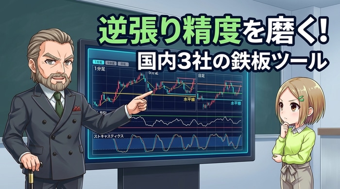 バイナリーオプション逆張り制度を磨くなら国内3社がおすすめ