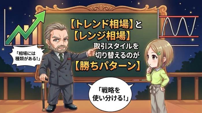 トレンド相場とレンジ相場──取引スタイルを切り替えるのが勝ちパターン