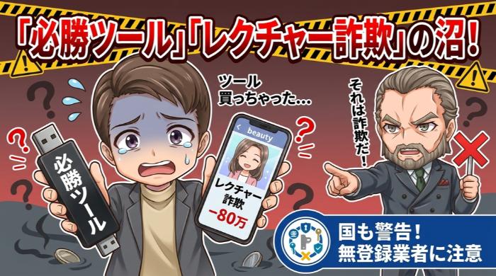 「必勝ツール」「レクチャー詐欺」の沼にハマる