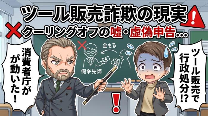 消費者庁が動いた。ツール販売詐欺の行政処分