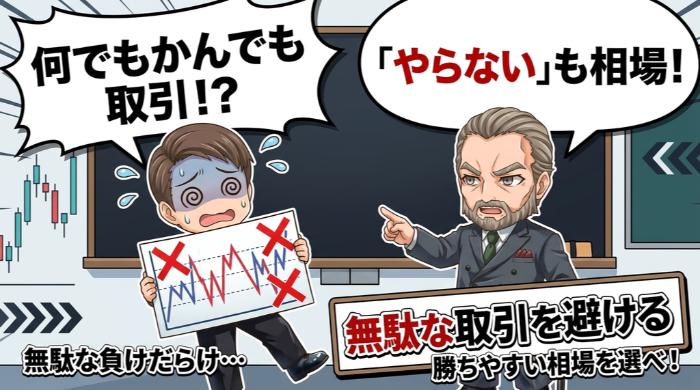 勝ちたい相場・得意な相場を選んでいない