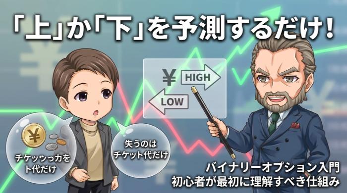 バイナリーオプションとは？初心者が最初に理解すべき仕組み