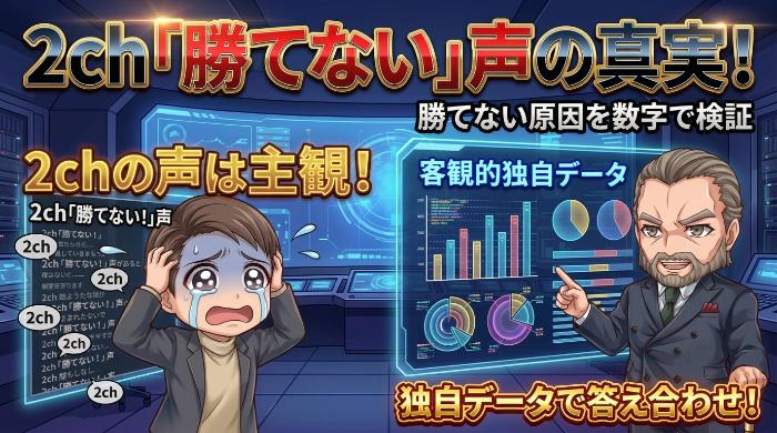 【15年の結論】バイナリーオプションが勝てない理由を2chの声と公的データで解説