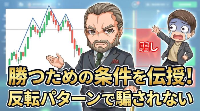バイナリーオプションに効く反転パターン3選と実践エントリー
