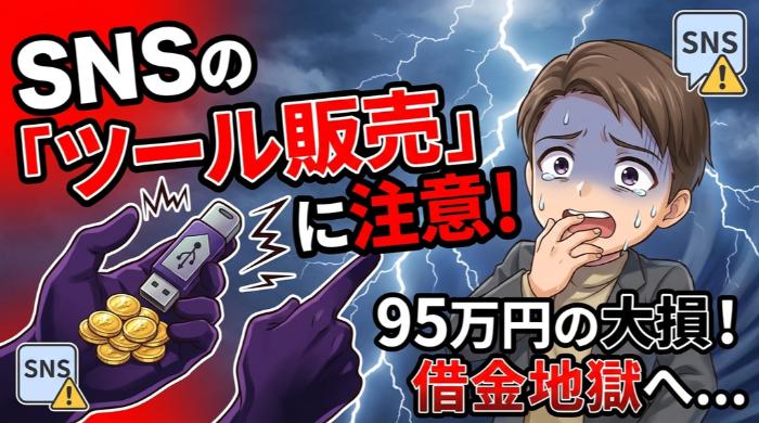 SNSの「レクチャー」「ツール販売」の正体