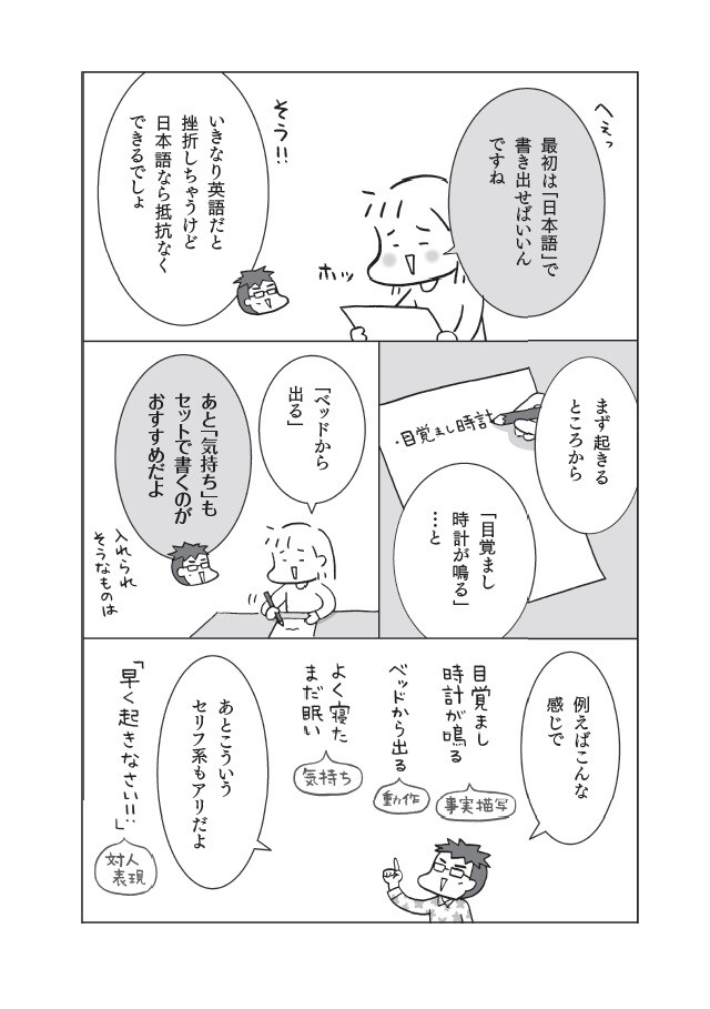 フクチマミ・高橋基治著『マンガでおさらい中学英語　英会話スタート編』（KADOKAWA）より