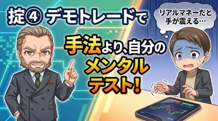 デモトレードで「手法」ではなく「自分のメンタル」をテストしろ