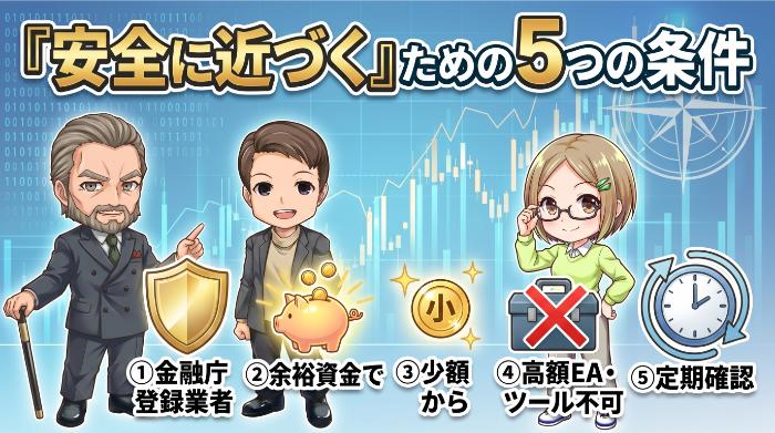 「安全に近づく」ための5つの条件