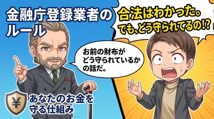 金融庁登録業者が守っているルール＝あなたのお金を守る仕組み