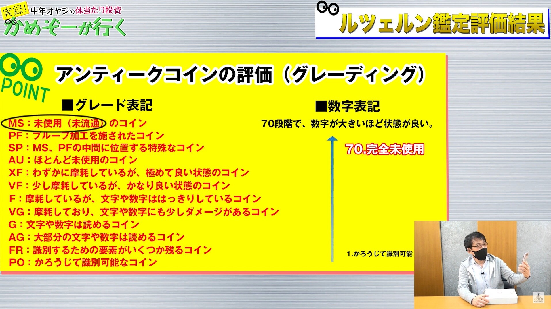 見たことない状態です。」超高額金貨の鑑定評価で衝撃の展開 | ゴールドオンライン
