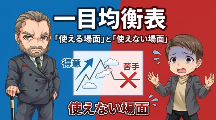 一目均衡表が「使える場面」と「使えない場面」