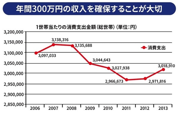 ※出典：家計調査（家計収支編 総世帯 2013年）より
