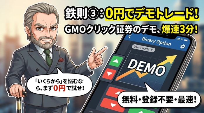 ゼロ円で始められるデモトレードを活用