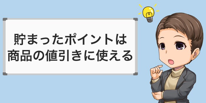 ポイントは値引きになるので、計上しなくてよい