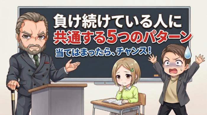 負け続けている人に共通する5つのパターン