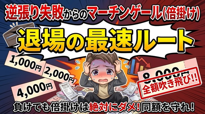 逆張りマーチンゲールは退場の最速ルート