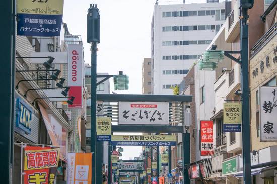 都内でも有数の規模を誇る戸越銀座商店街