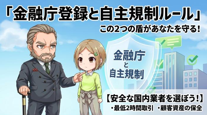 金融庁登録と自主規制ルールという「見えない盾」