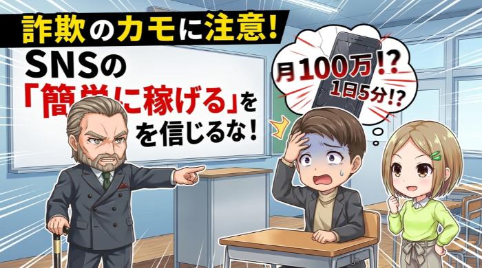SNSの「簡単に稼げる」を信じやすい人
