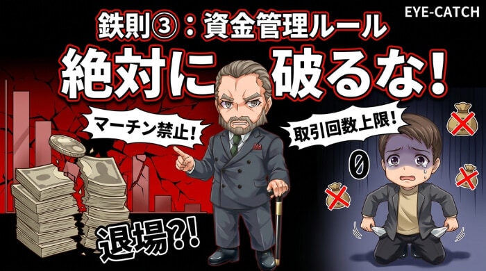 資金管理のルールを作り、絶対に破るな