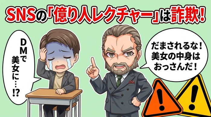 億り人レクチャーの99%は詐欺