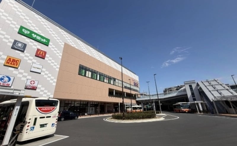 （2026年3月9日　北綾瀬駅ロータリー　現地撮影）