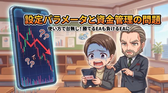 次に「設定・パラメーター」を見直せ