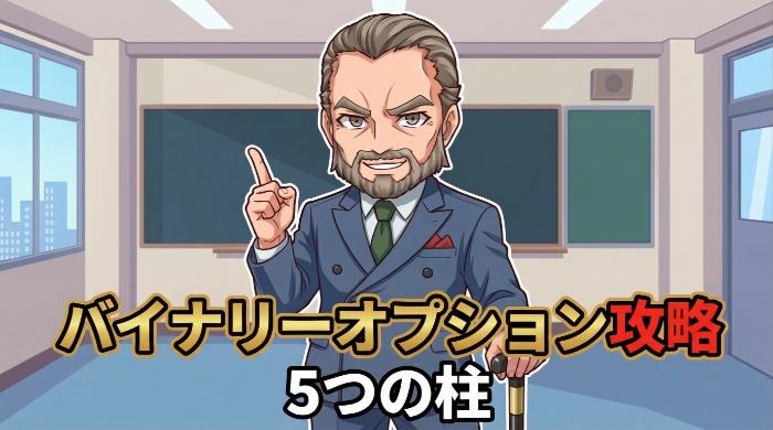 バイナリーオプション攻略を構成する5つの柱