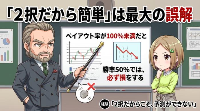 「2択だから簡単」は最大の誤解