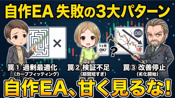 自作EAで失敗する3大パターン