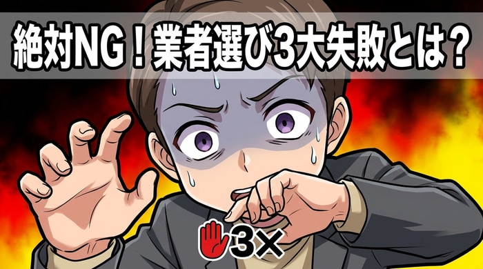 比較サイトのおすすめランキングが広告料で決まる構造を示す図