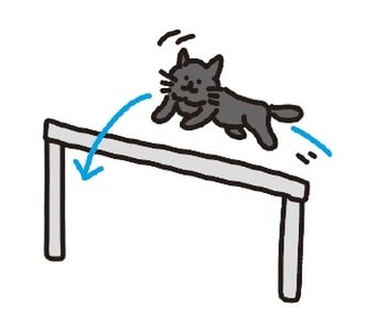 イラスト：nankaiine  出所：Mayu、Forrest Baker共著『パパッと頭に入る　英語の動詞図鑑』（KADOKAWA）