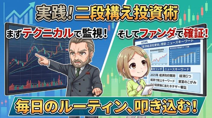 実践!テクニカル分析×ファンダメンタルズ分析の「二段構え」