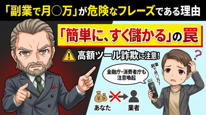 「副業で月○万」が危険なフレーズである理由