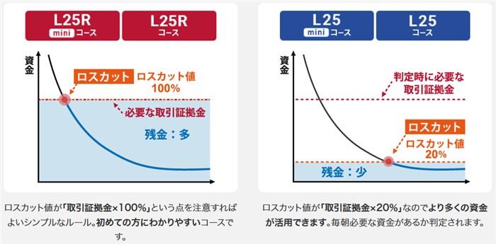 ステップ1：miniコースを選ぶ（L25miniコース推奨）