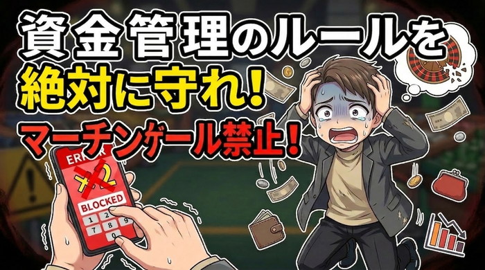 資金管理の鉄則を絶対に守る