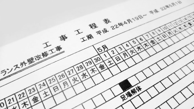 工事の「工程表の変化」に税務調査官が着目した理由