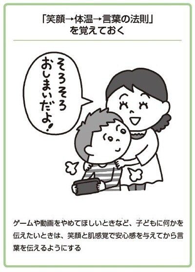イラスト：寺崎愛 出所：小川大介著『自分で学べる子の親がやっている「見守る」子育て』（KADOKAWA）