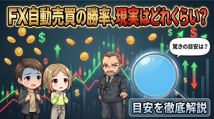 FX自動売買の勝率、現実はどれくらい？【初心者必読】目安を徹底解説