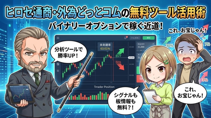 バイナリ―オプションを分析ツールで勝率を上げる方法