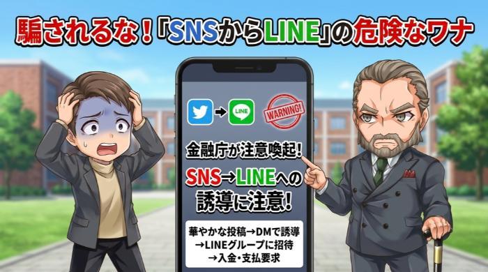 信頼関係を築き、LINEなどクローズドな環境へ誘導